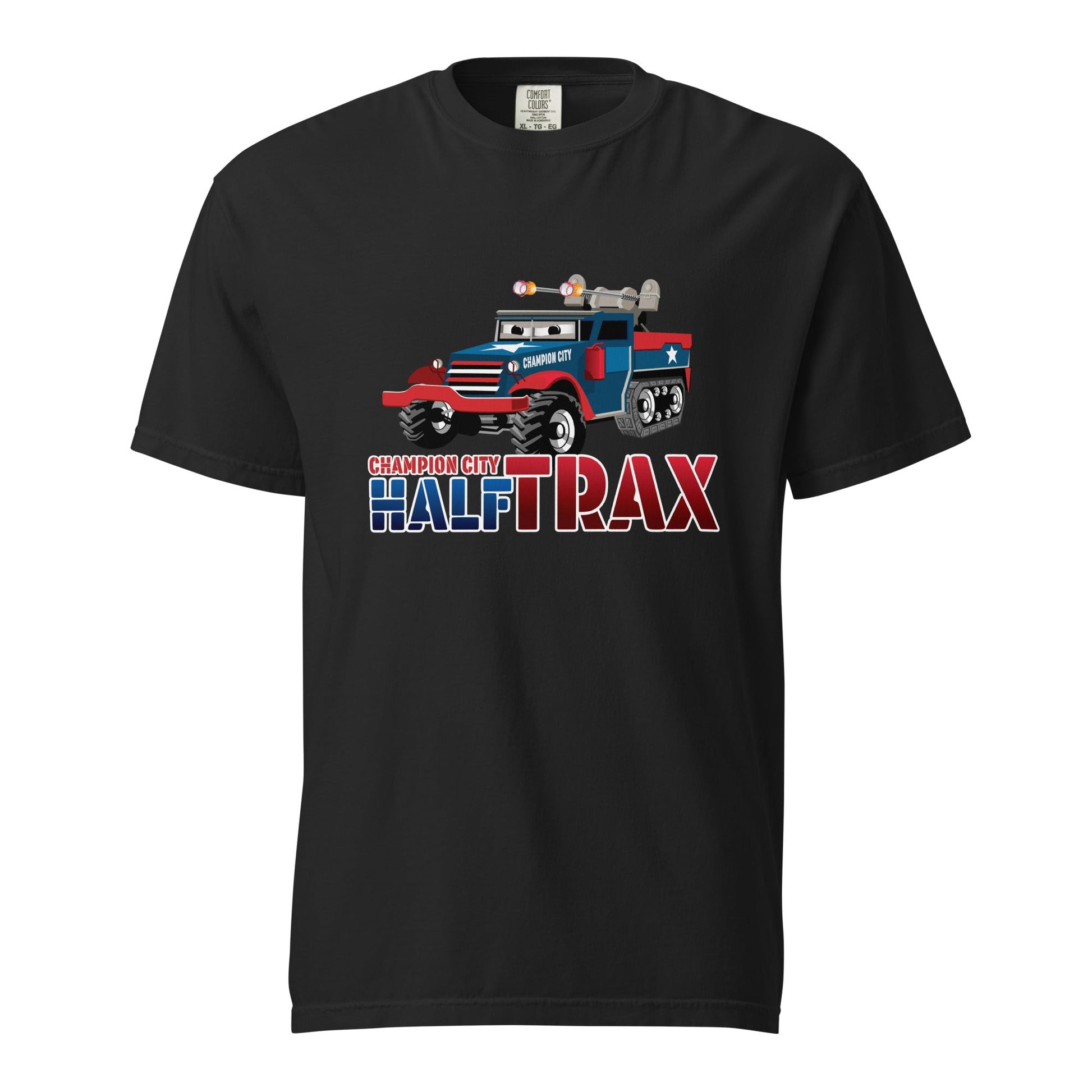 Signature | Comfort Colors T-Shirt | Half Trax Baseball | Mascot Logo