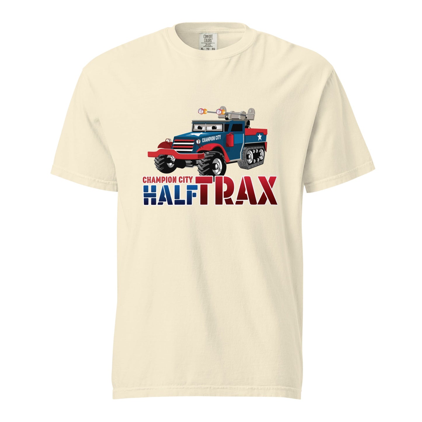 Signature | Comfort Colors T-Shirt | Half Trax Baseball | Mascot Logo