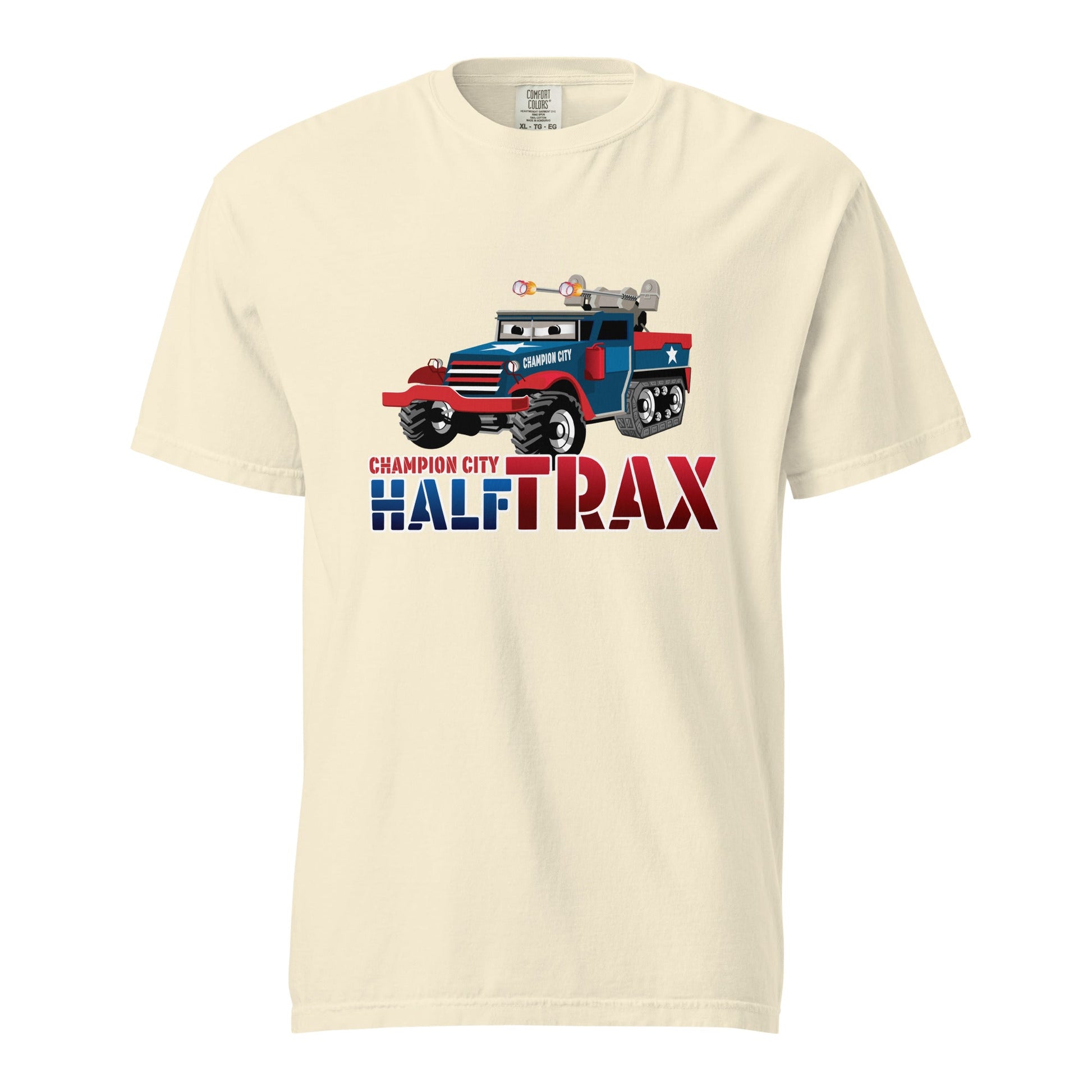 Signature | Comfort Colors T-Shirt | Half Trax Baseball | Mascot Logo