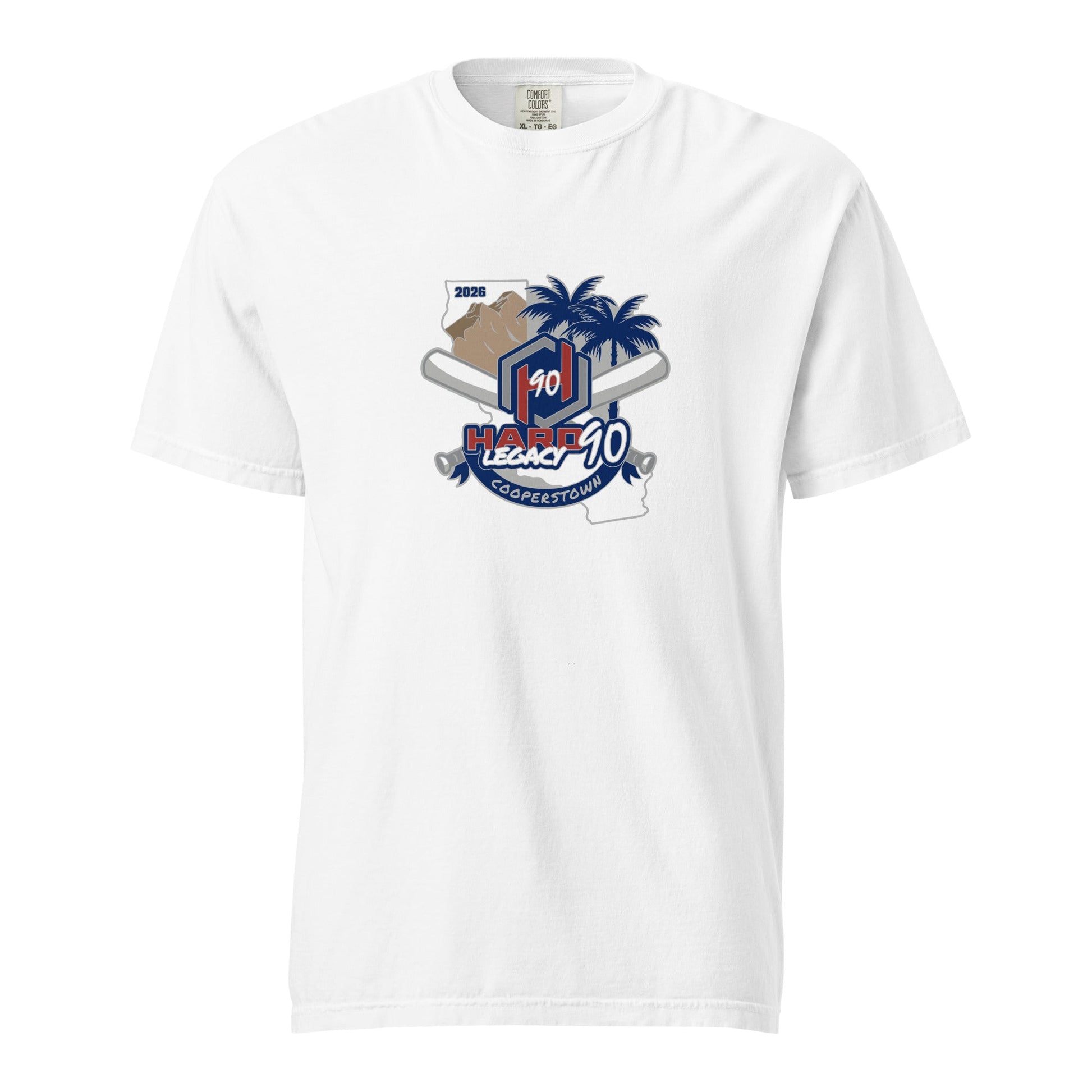 Signature | Comfort Colors T-Shirt | Hard 90 Legacy | Badge Logo
