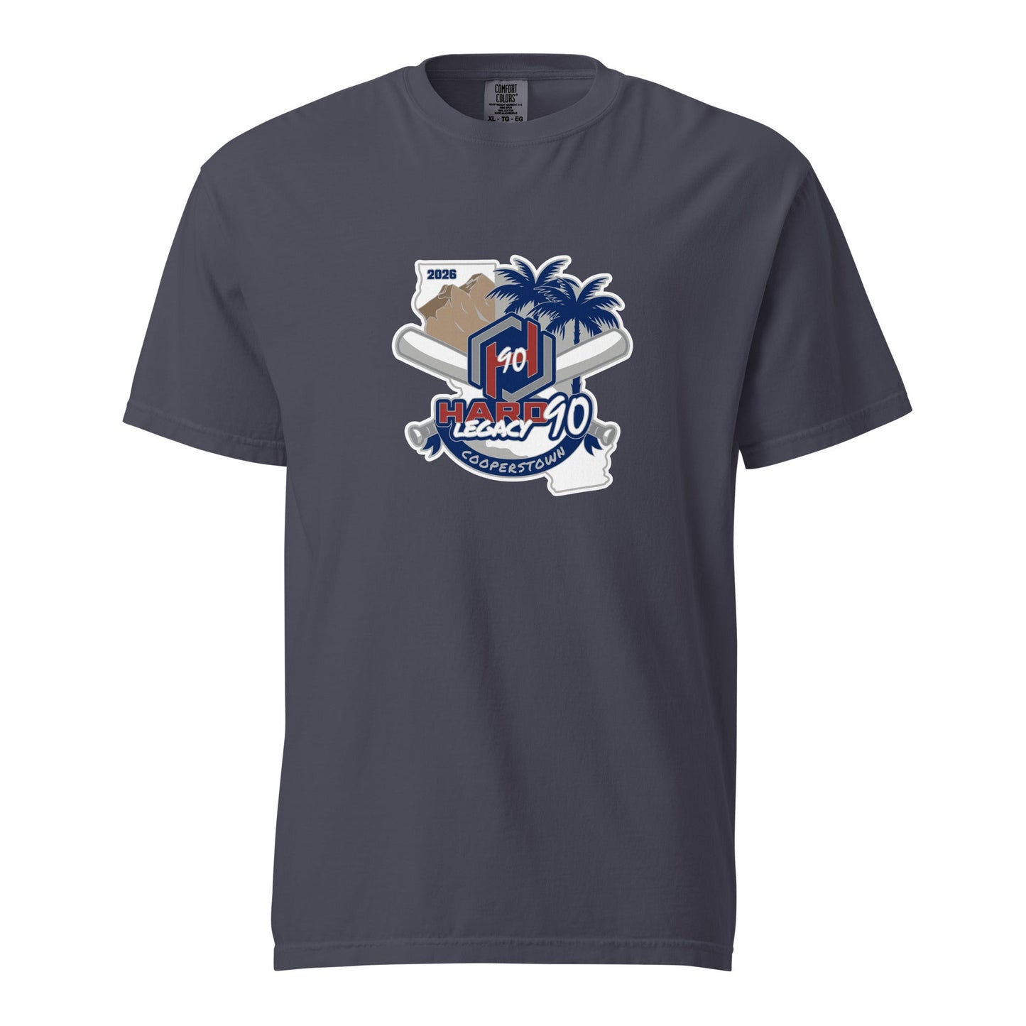 Signature | Comfort Colors T-Shirt | Hard 90 Legacy | Badge Logo