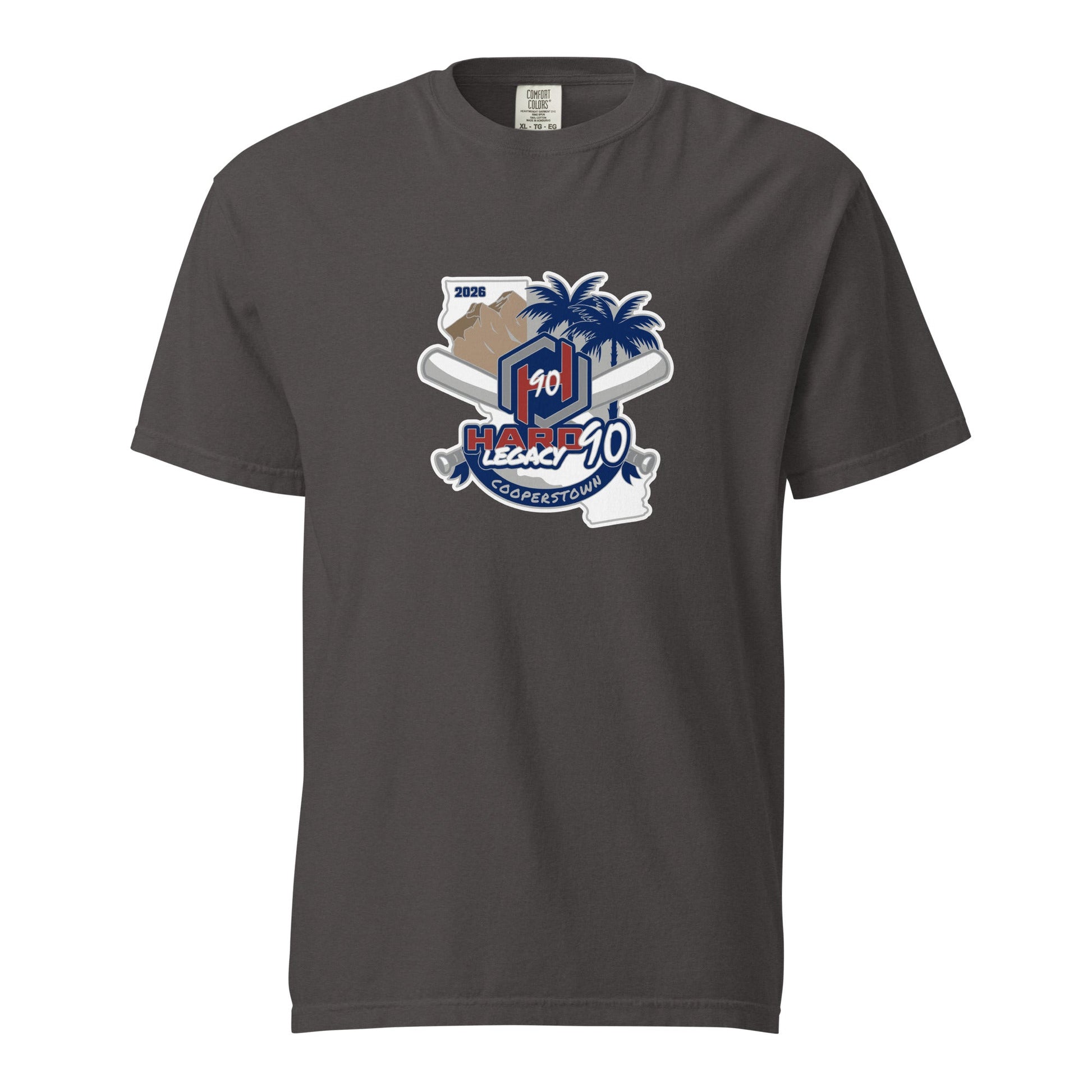 Signature | Comfort Colors T-Shirt | Hard 90 Legacy | Badge Logo