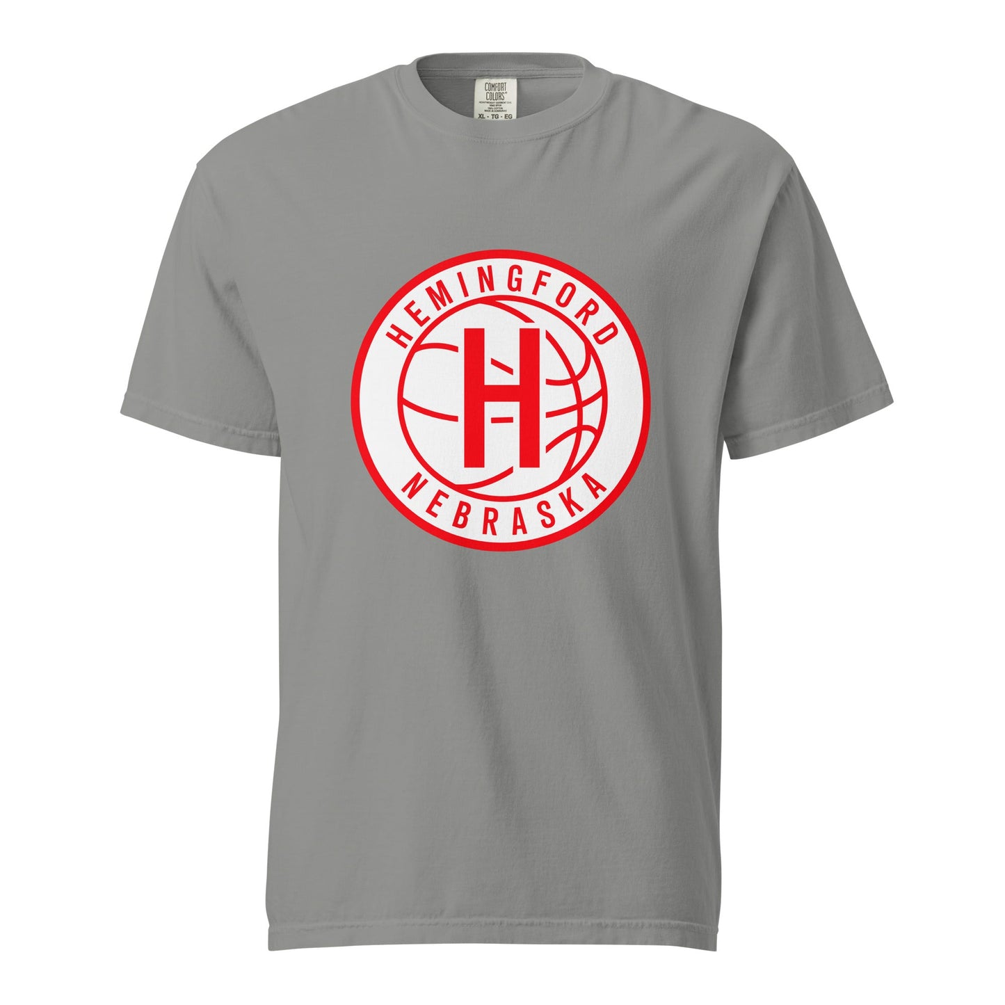 Signature | Comfort Colors T-Shirt | Hemingford Bobcats | Alt Badge Logo