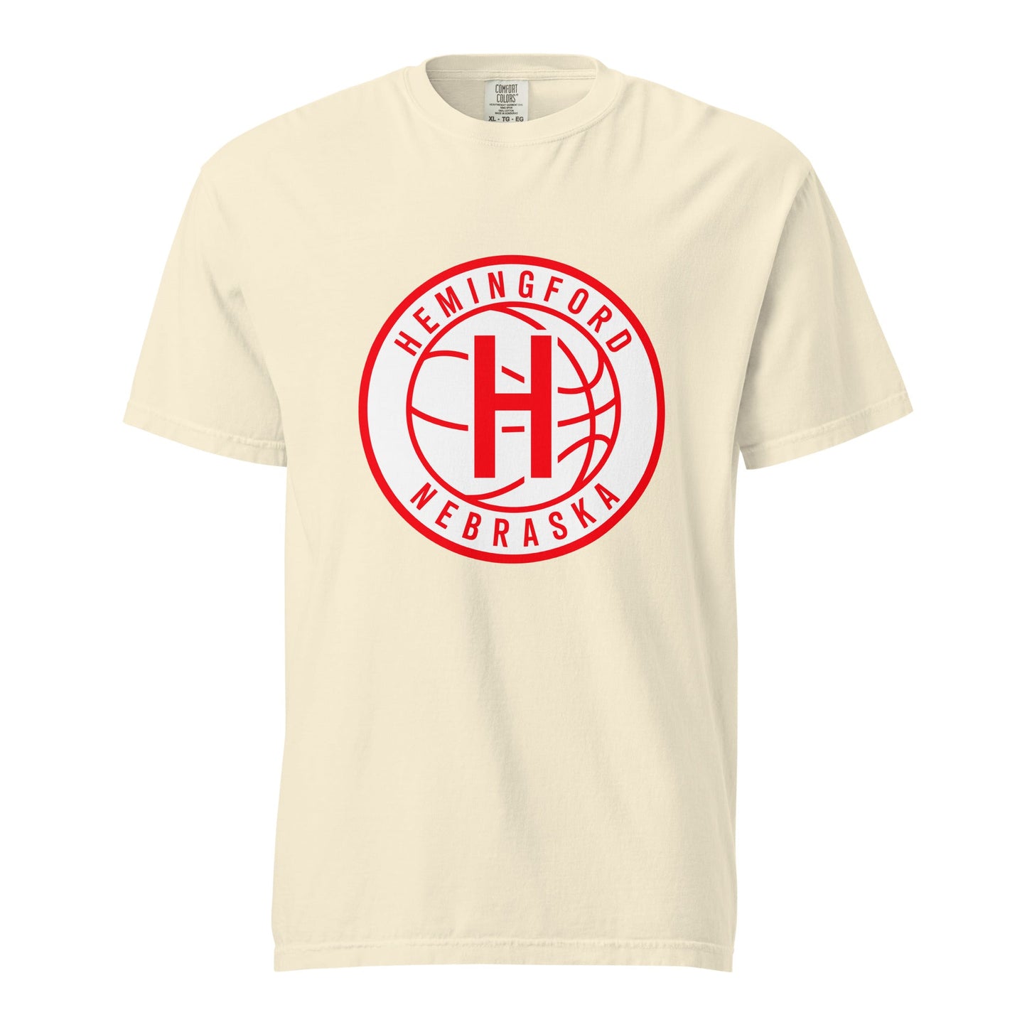 Signature | Comfort Colors T-Shirt | Hemingford Bobcats | Alt Badge Logo