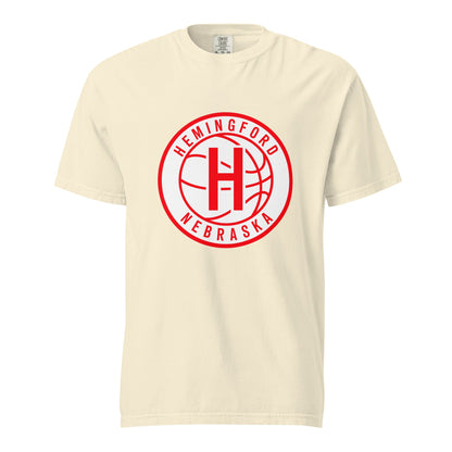 Signature | Comfort Colors T-Shirt | Hemingford Bobcats | Alt Badge Logo