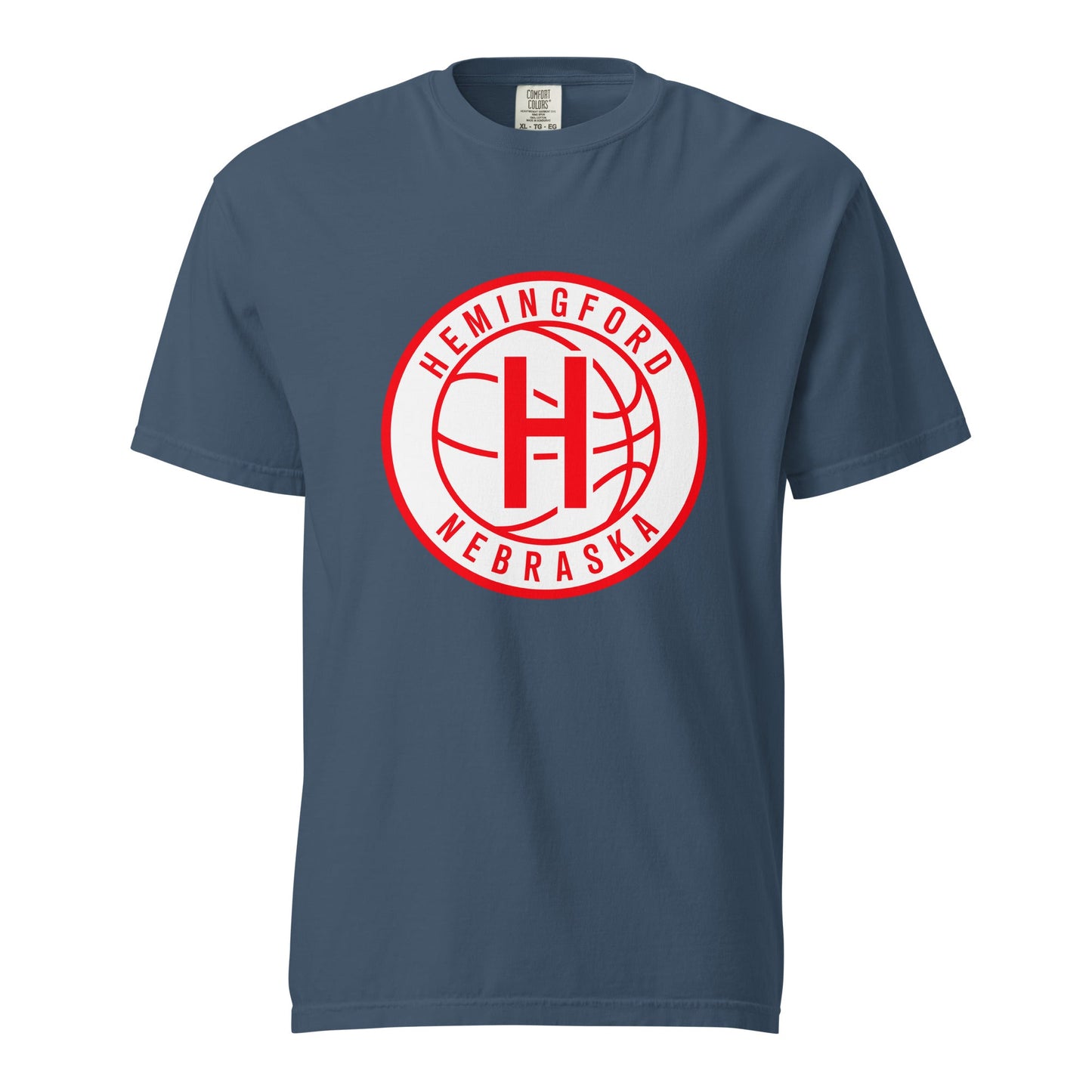 Signature | Comfort Colors T-Shirt | Hemingford Bobcats | Alt Badge Logo