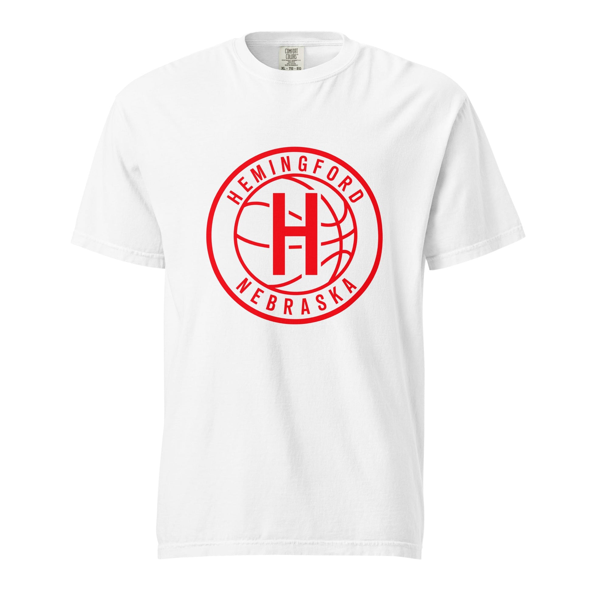 Signature | Comfort Colors T-Shirt | Hemingford Bobcats | Alt Badge Logo