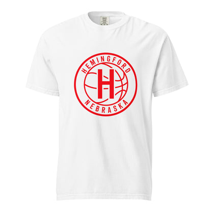 Signature | Comfort Colors T-Shirt | Hemingford Bobcats | Alt Badge Logo