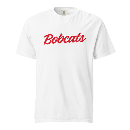 Signature | Comfort Colors T-Shirt | Hemingford Bobcats | Script Logo