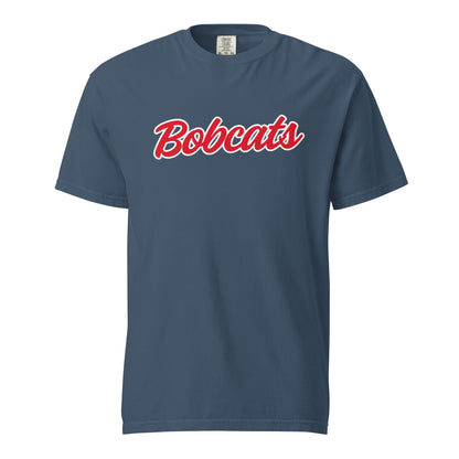 Signature | Comfort Colors T-Shirt | Hemingford Bobcats | Script Logo