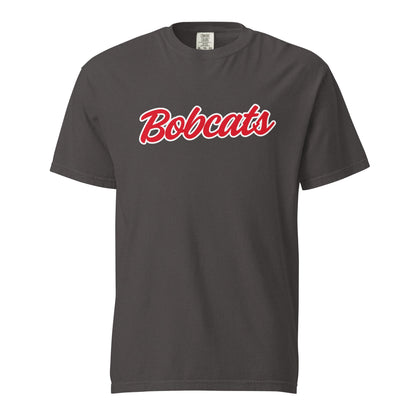 Signature | Comfort Colors T-Shirt | Hemingford Bobcats | Script Logo
