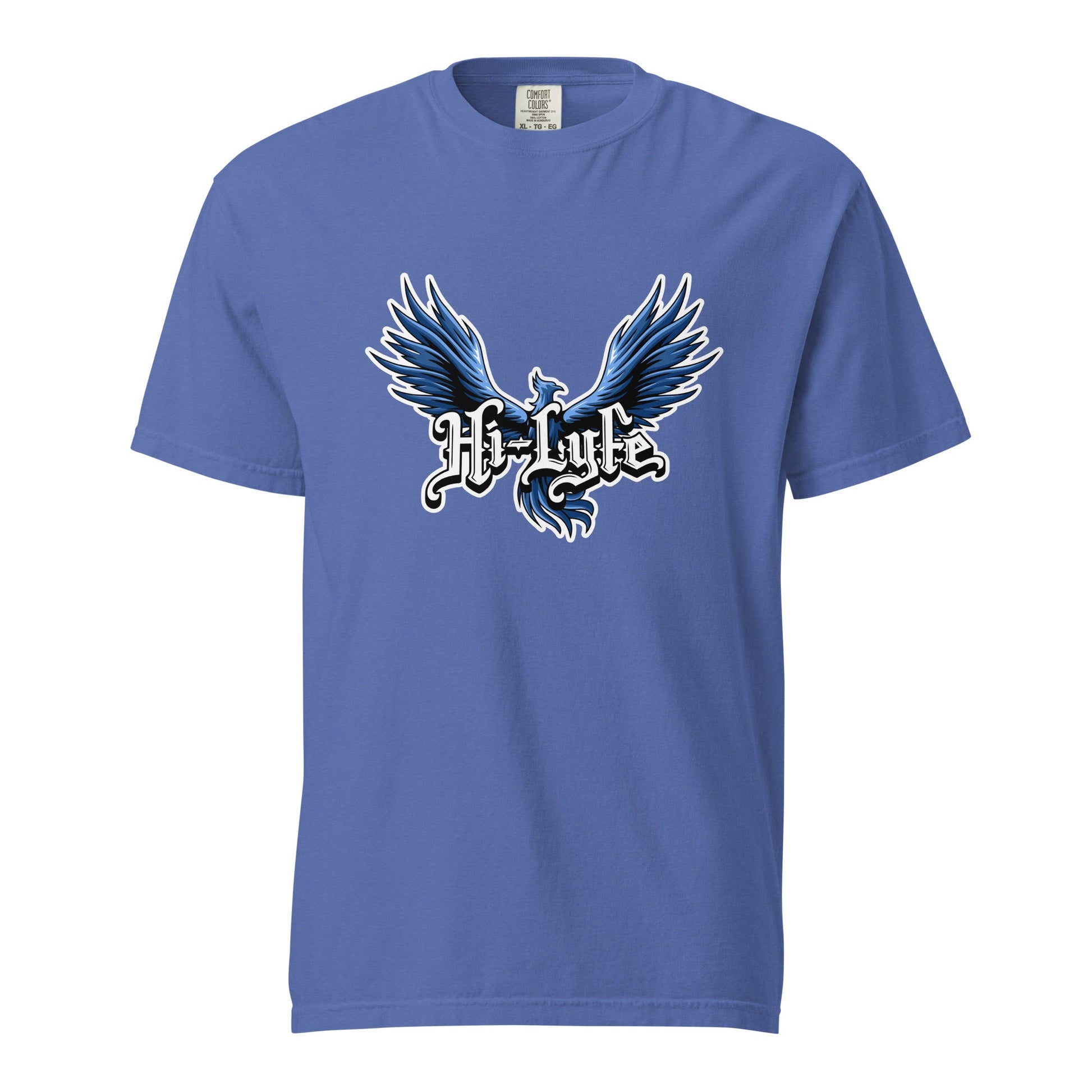 Signature | Comfort Colors T-Shirt | Hi - Lyfe Basketball | Wings Logo