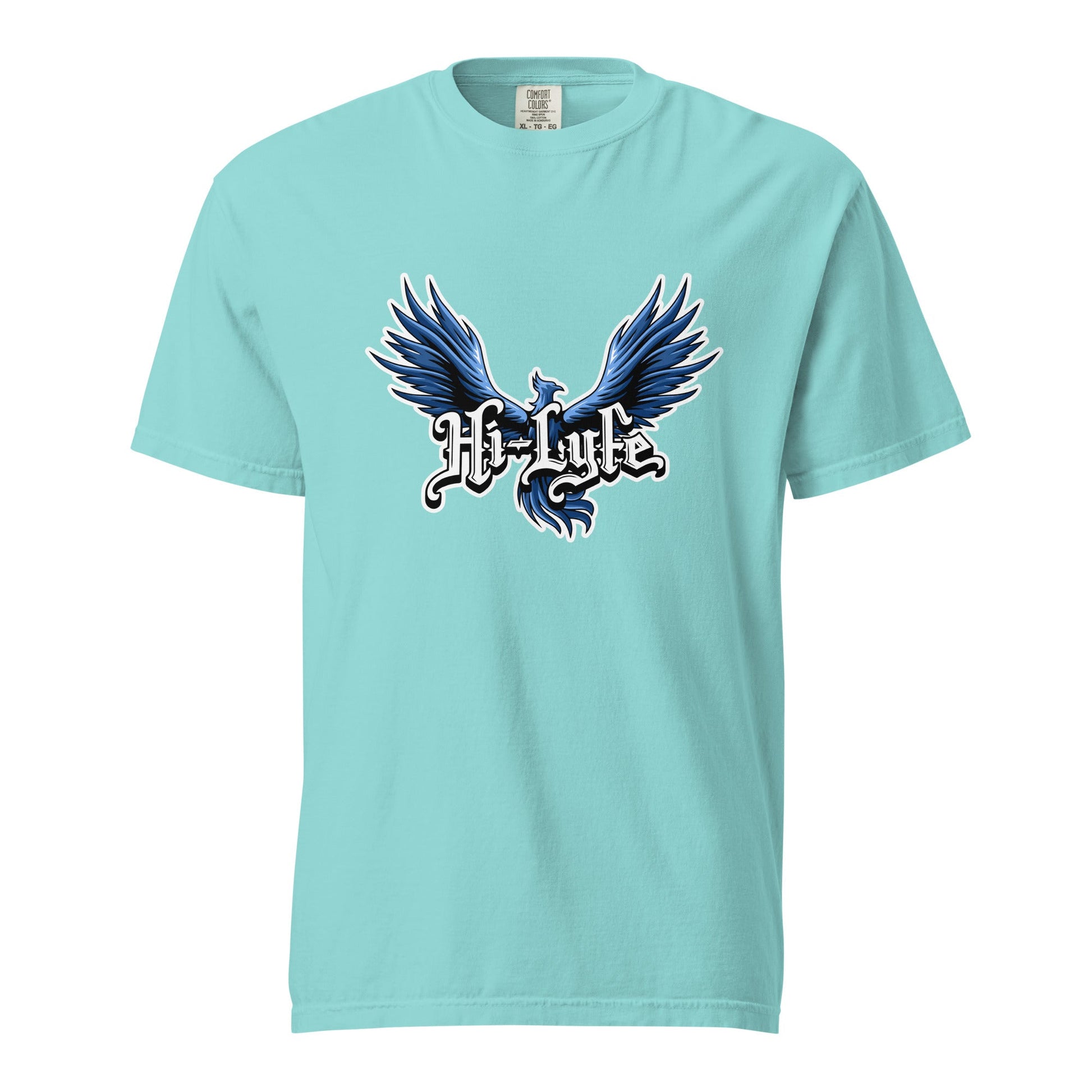 Signature | Comfort Colors T-Shirt | Hi - Lyfe Basketball | Wings Logo