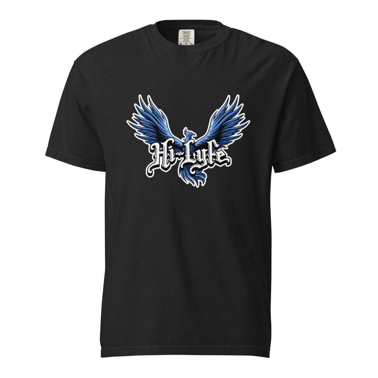 Signature | Comfort Colors T-Shirt | Hi - Lyfe Basketball | Wings Logo