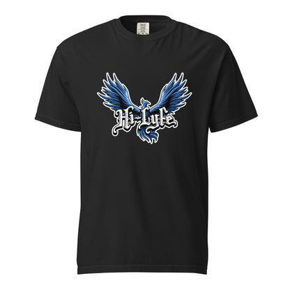 Signature | Comfort Colors T-Shirt | Hi - Lyfe Basketball | Wings Logo