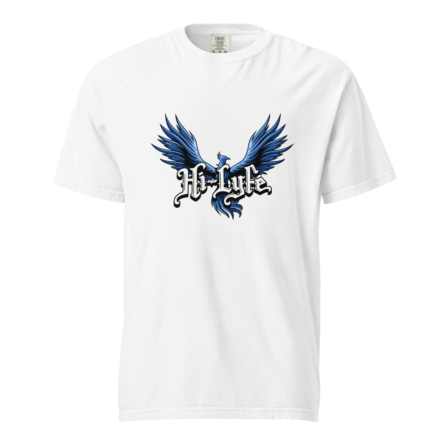Signature | Comfort Colors T-Shirt | Hi - Lyfe Basketball | Wings Logo