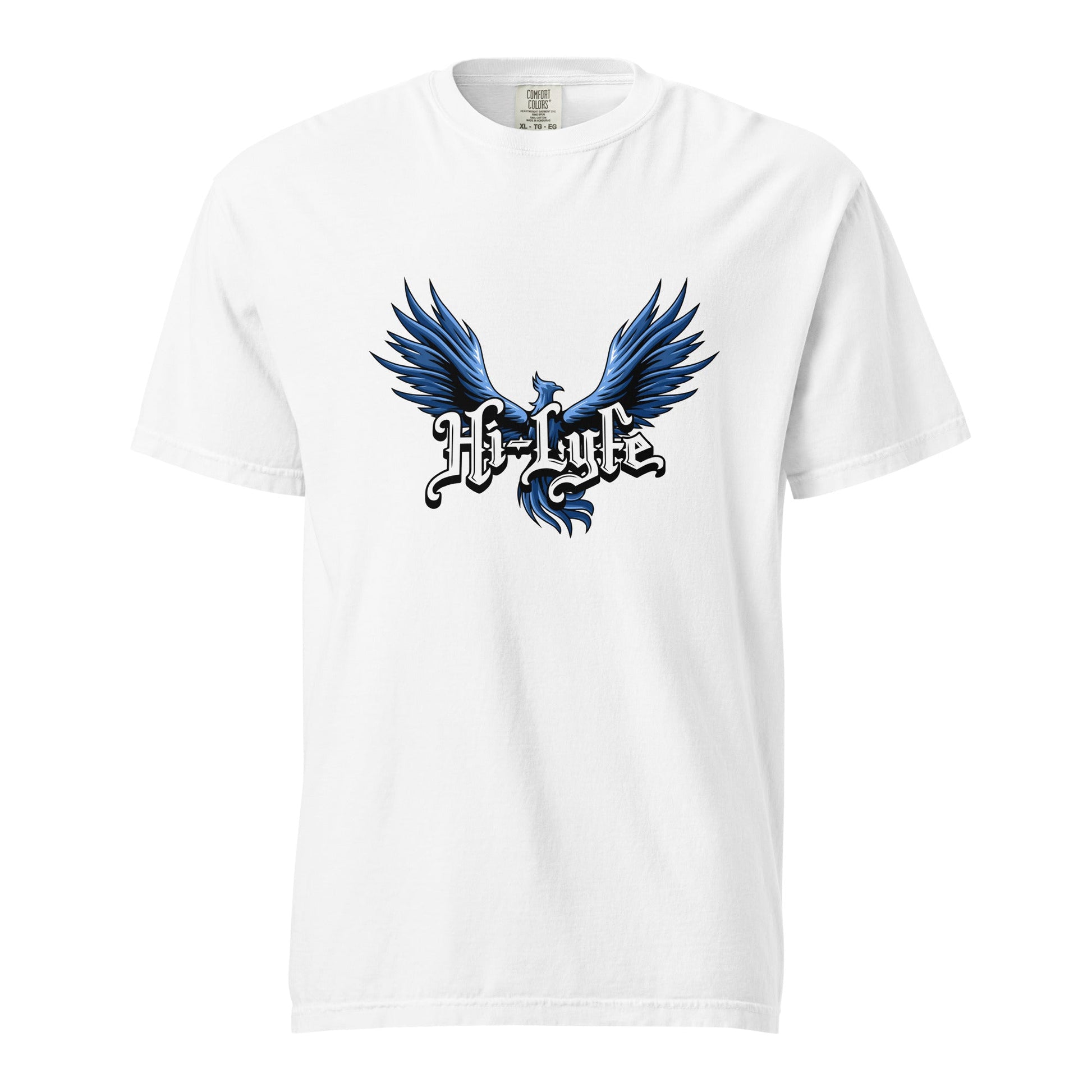 Signature | Comfort Colors T-Shirt | Hi - Lyfe Basketball | Wings Logo