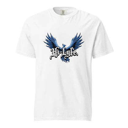 Signature | Comfort Colors T-Shirt | Hi - Lyfe Basketball | Wings Logo