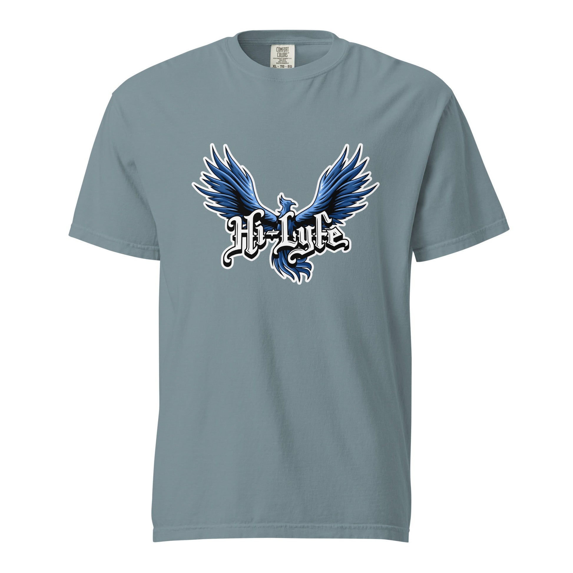 Signature | Comfort Colors T-Shirt | Hi - Lyfe Basketball | Wings Logo