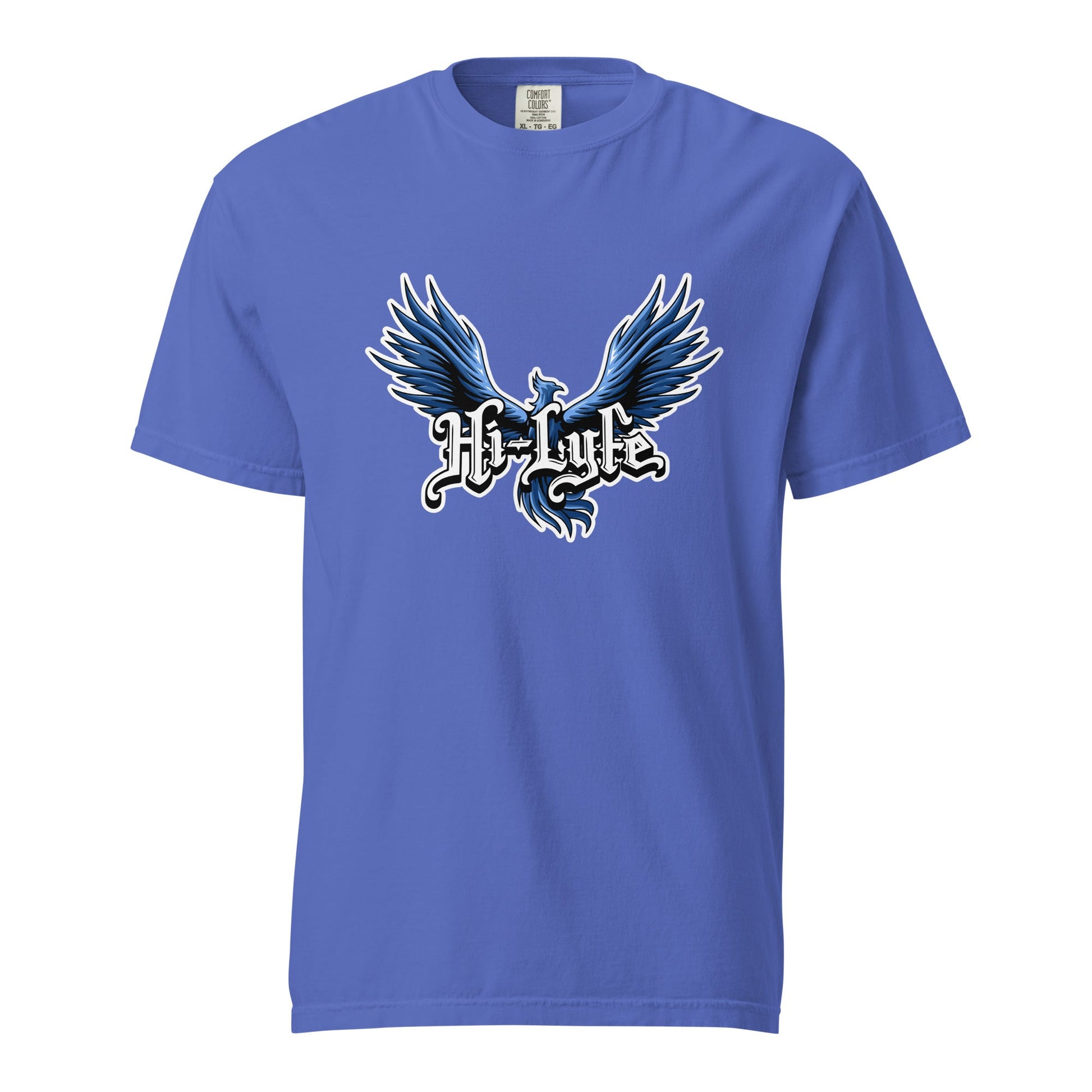 Signature | Comfort Colors T-Shirt | Hi - Lyfe Basketball | Wings Logo