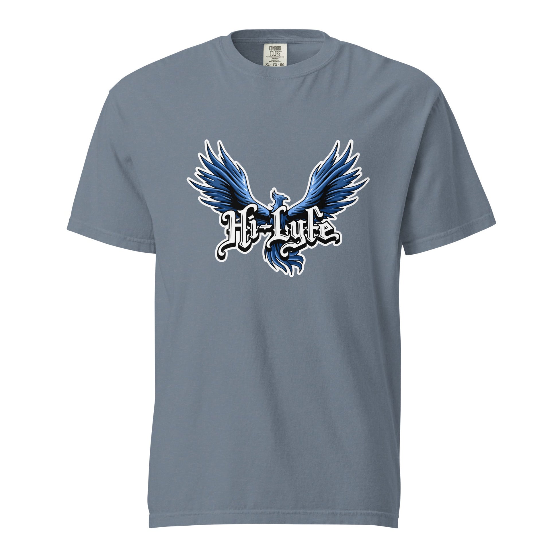 Signature | Comfort Colors T-Shirt | Hi - Lyfe Basketball | Wings Logo