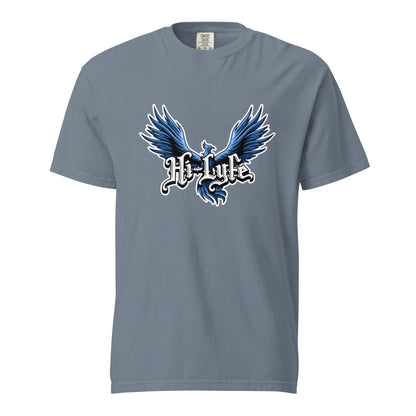 Signature | Comfort Colors T-Shirt | Hi - Lyfe Basketball | Wings Logo
