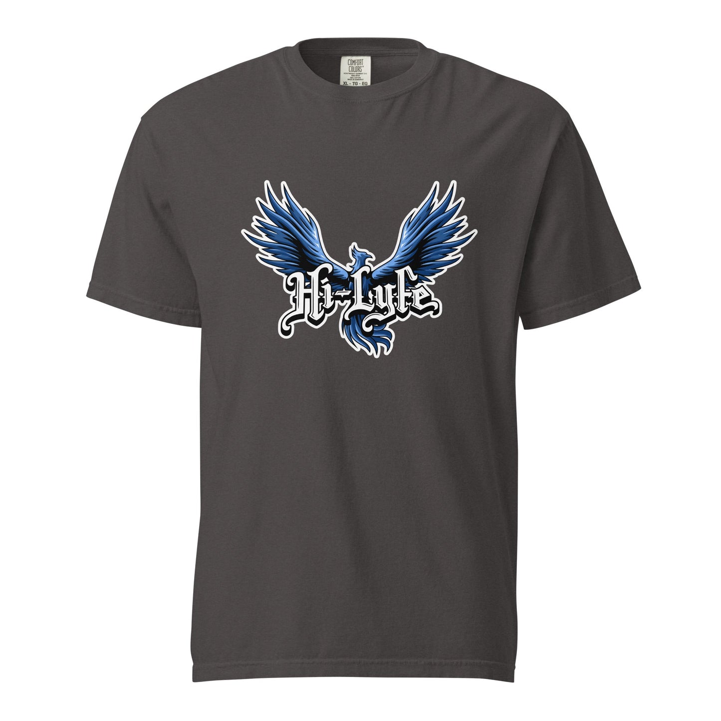 Signature | Comfort Colors T-Shirt | Hi - Lyfe Basketball | Wings Logo