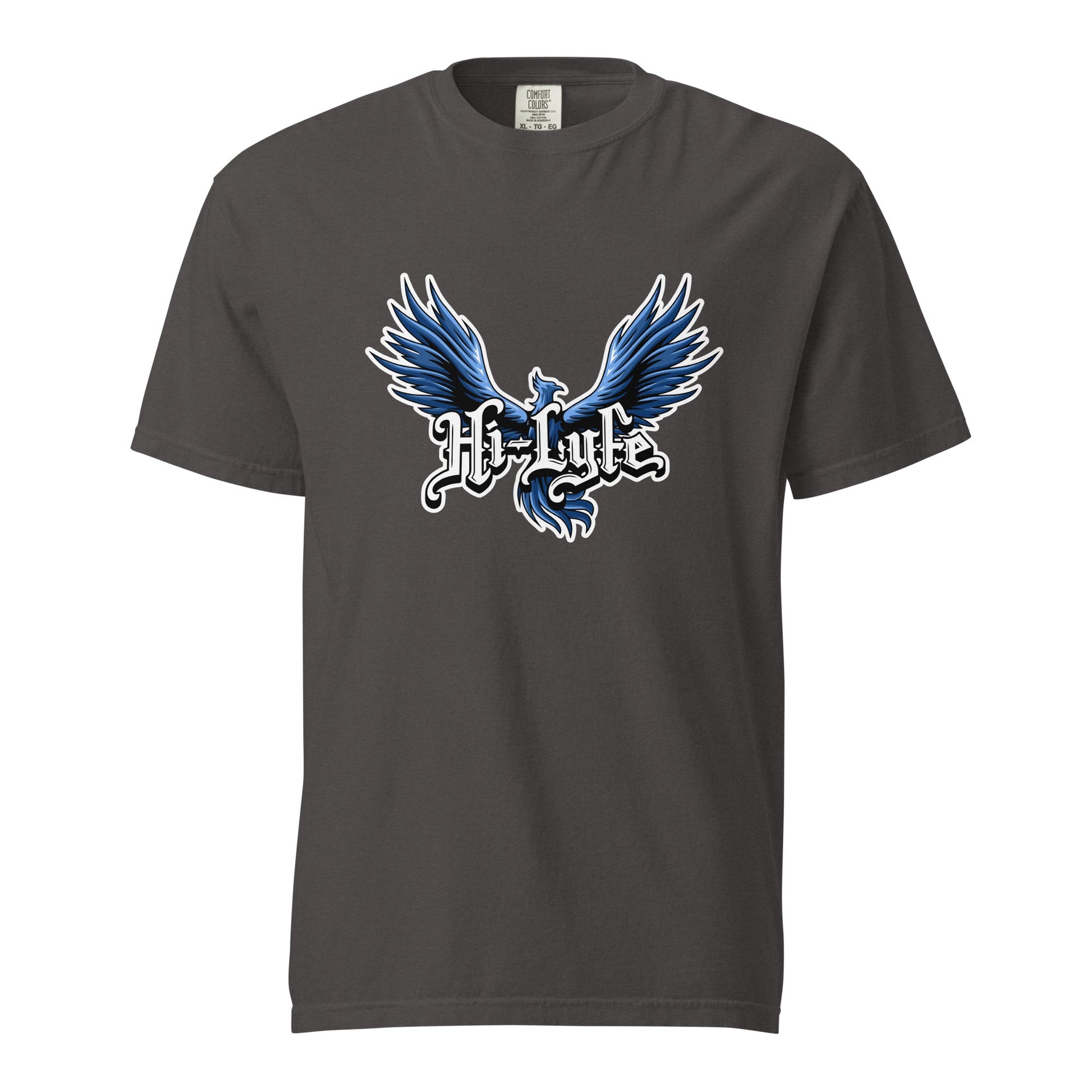 Signature | Comfort Colors T-Shirt | Hi - Lyfe Basketball | Wings Logo