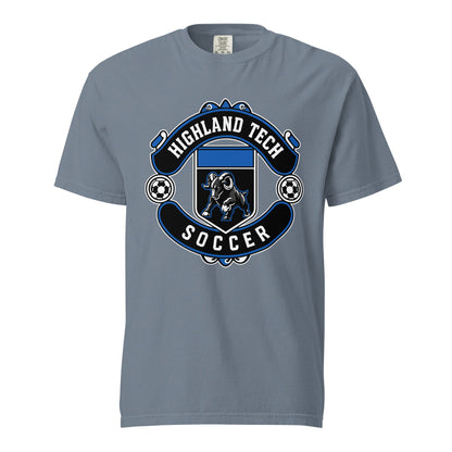 Signature | Comfort Colors T-Shirt | Highland Soccer | Emblem Logo