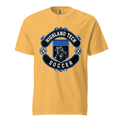 Signature | Comfort Colors T-Shirt | Highland Soccer | Emblem Logo