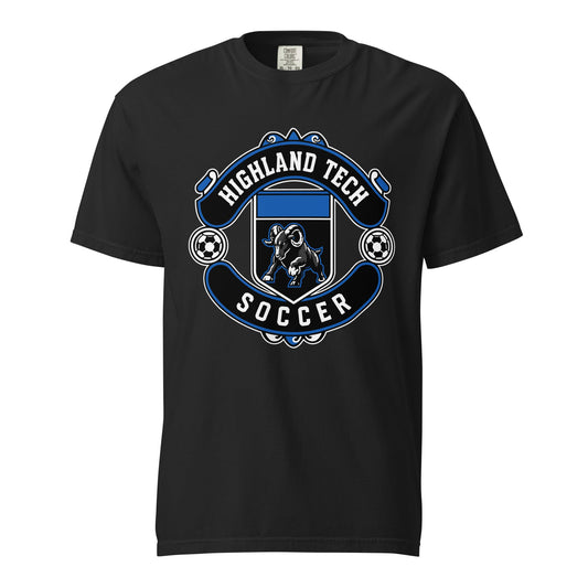 Signature | Comfort Colors T-Shirt | Highland Soccer | Emblem Logo