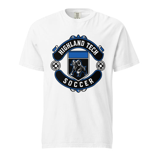 Signature | Comfort Colors T-Shirt | Highland Soccer | Emblem Logo