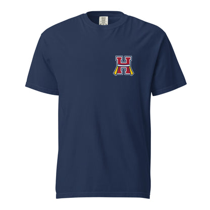 Signature | Comfort Colors T-Shirt | Hornell Flag Football | H Flags Logo