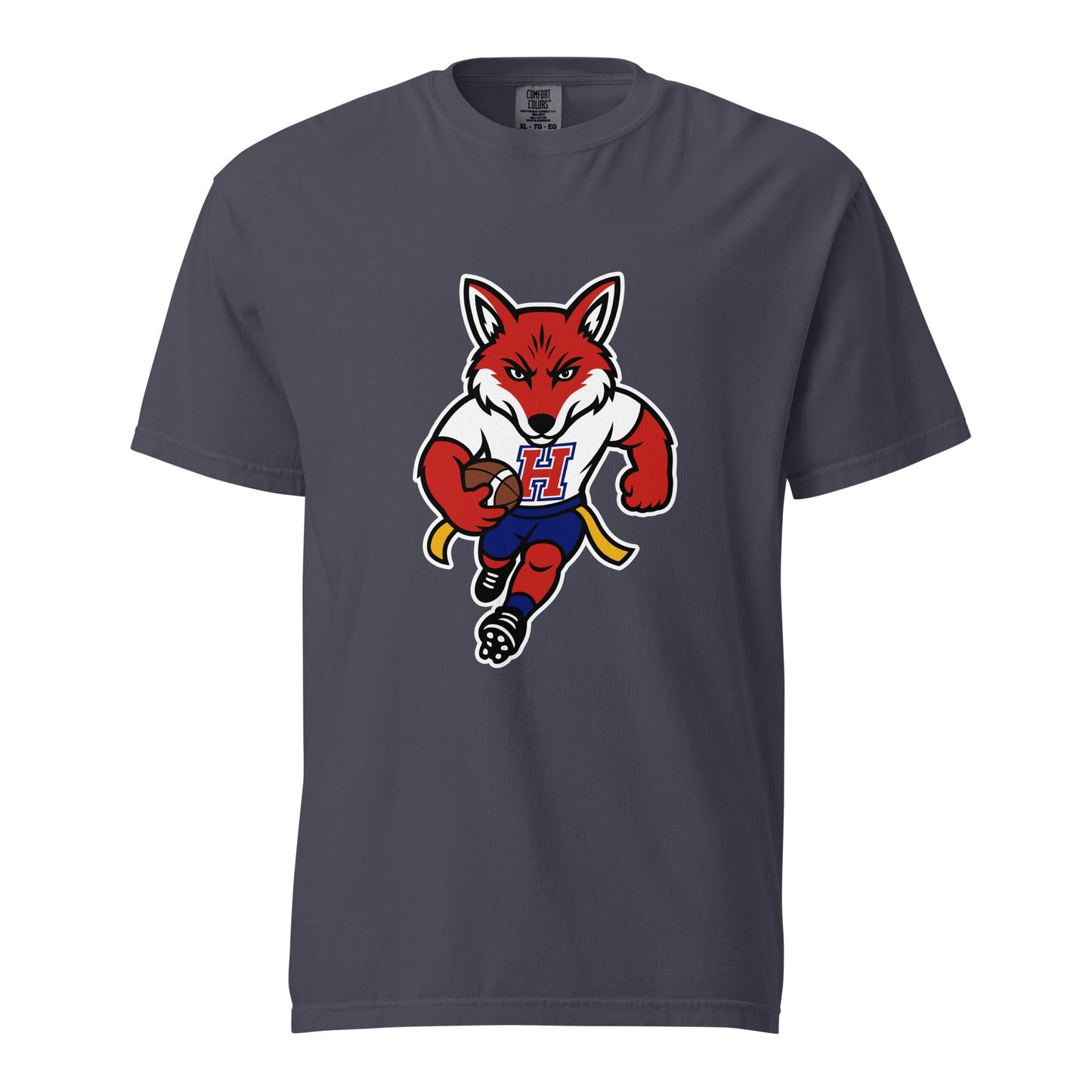 Signature | Comfort Colors T-Shirt | Hornell Flag Football | Mascot Logo
