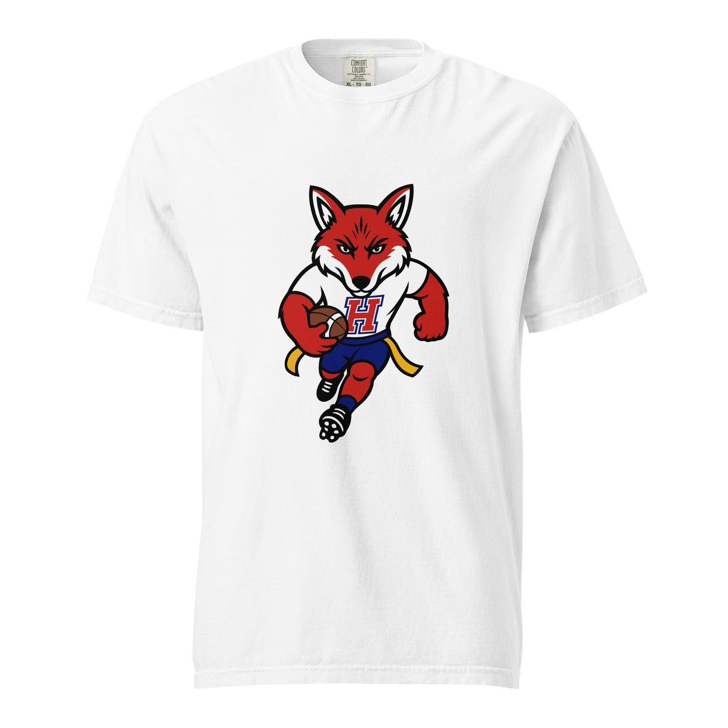 Signature | Comfort Colors T-Shirt | Hornell Flag Football | Mascot Logo
