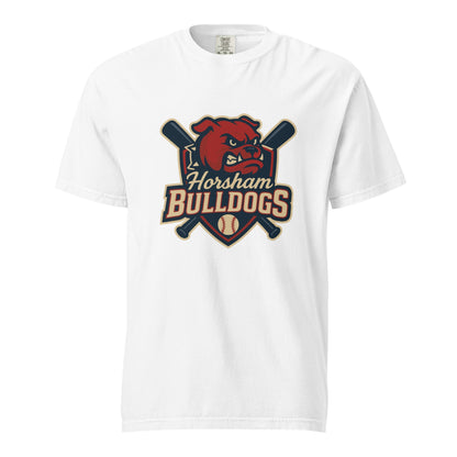 Signature | Comfort Colors T-Shirt | Horsham Travel Baseball | Bulldogs Logo