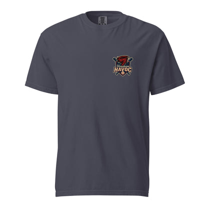 Signature | Comfort Colors T-Shirt | Horsham Travel Baseball | Havoc Pocket Logo