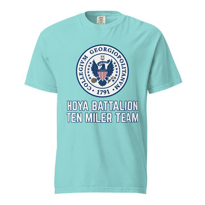 Signature | Comfort Colors T-Shirt | Hoya battalion Ten Miler | Badge Logo