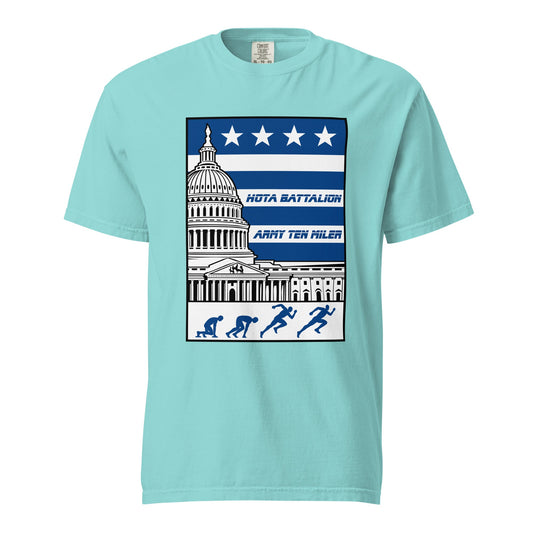 Signature | Comfort Colors T-Shirt | Hoya battalion Ten Miler | Emblem Logo