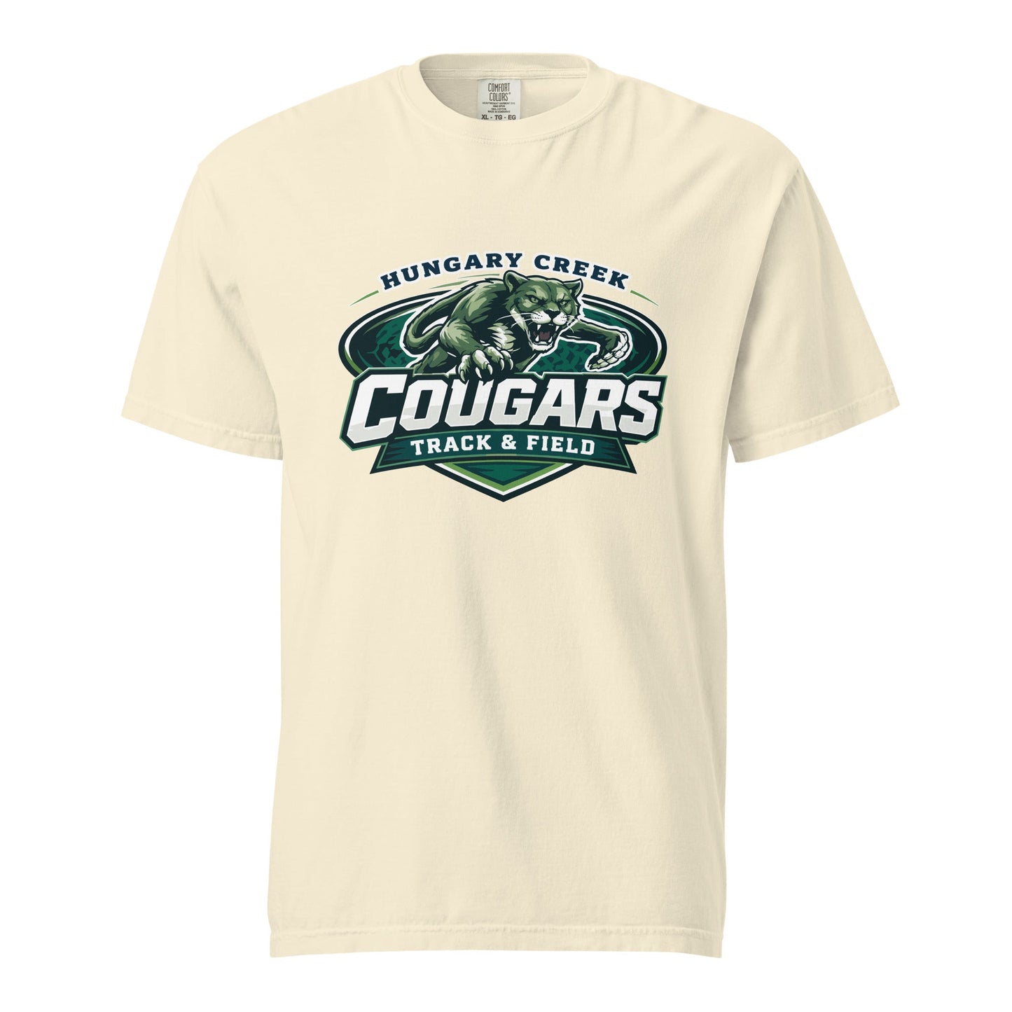 Signature | Comfort Colors T-Shirt | Hungary Creek Cougar | Shield Logo