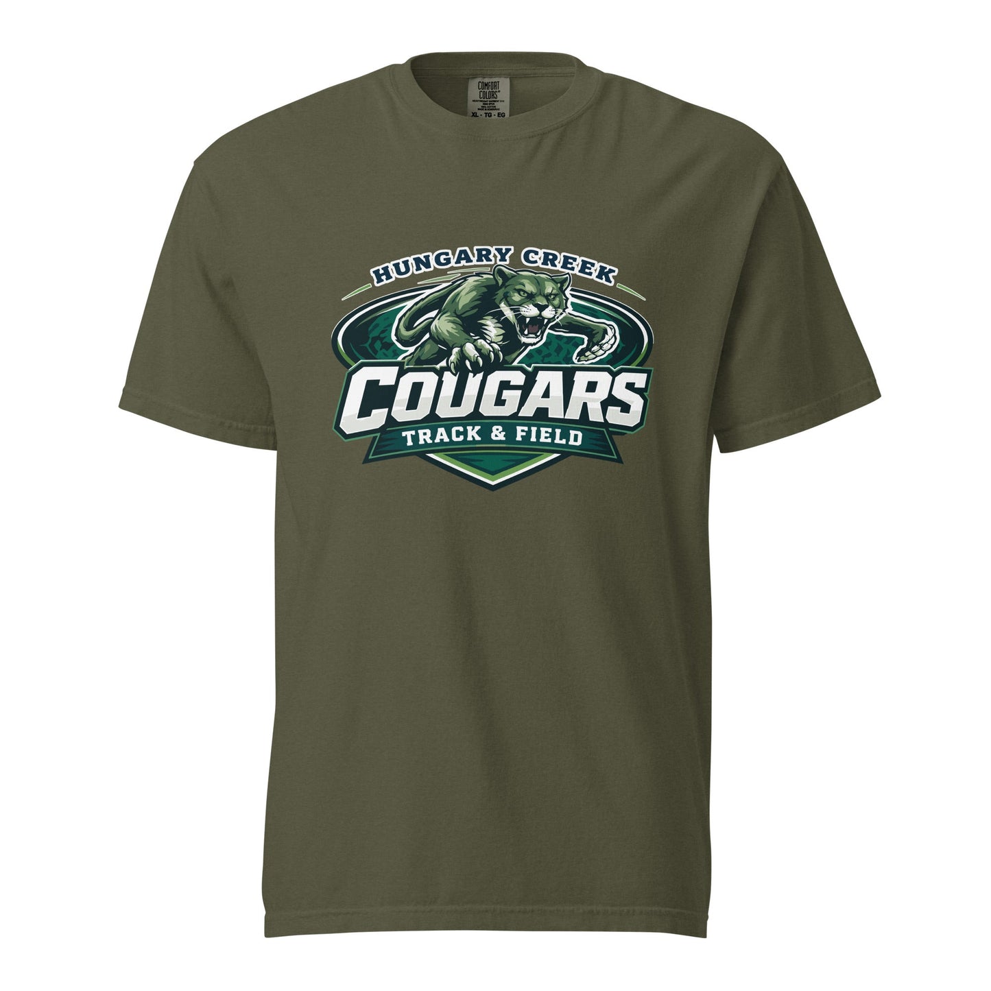 Signature | Comfort Colors T-Shirt | Hungary Creek Cougar | Shield Logo