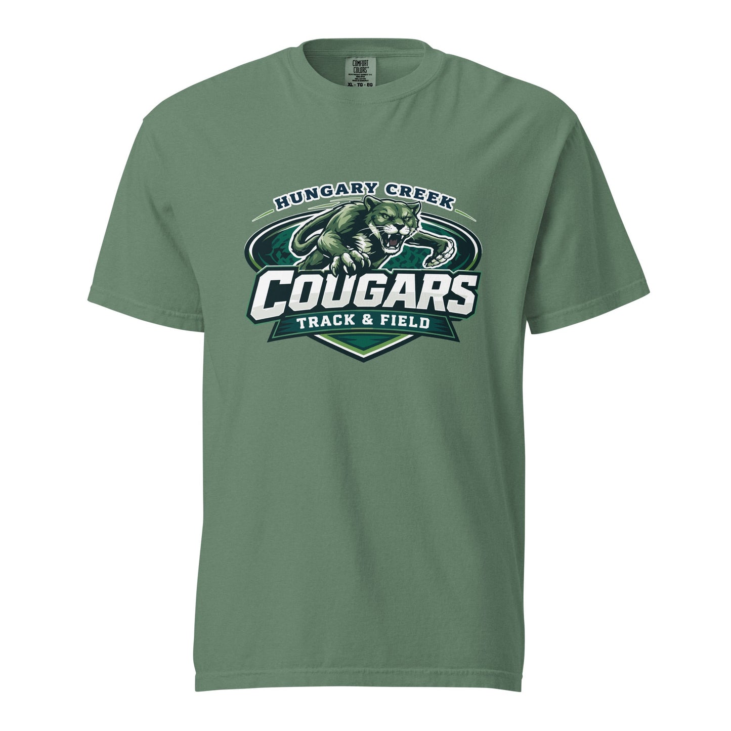 Signature | Comfort Colors T-Shirt | Hungary Creek Cougar | Shield Logo