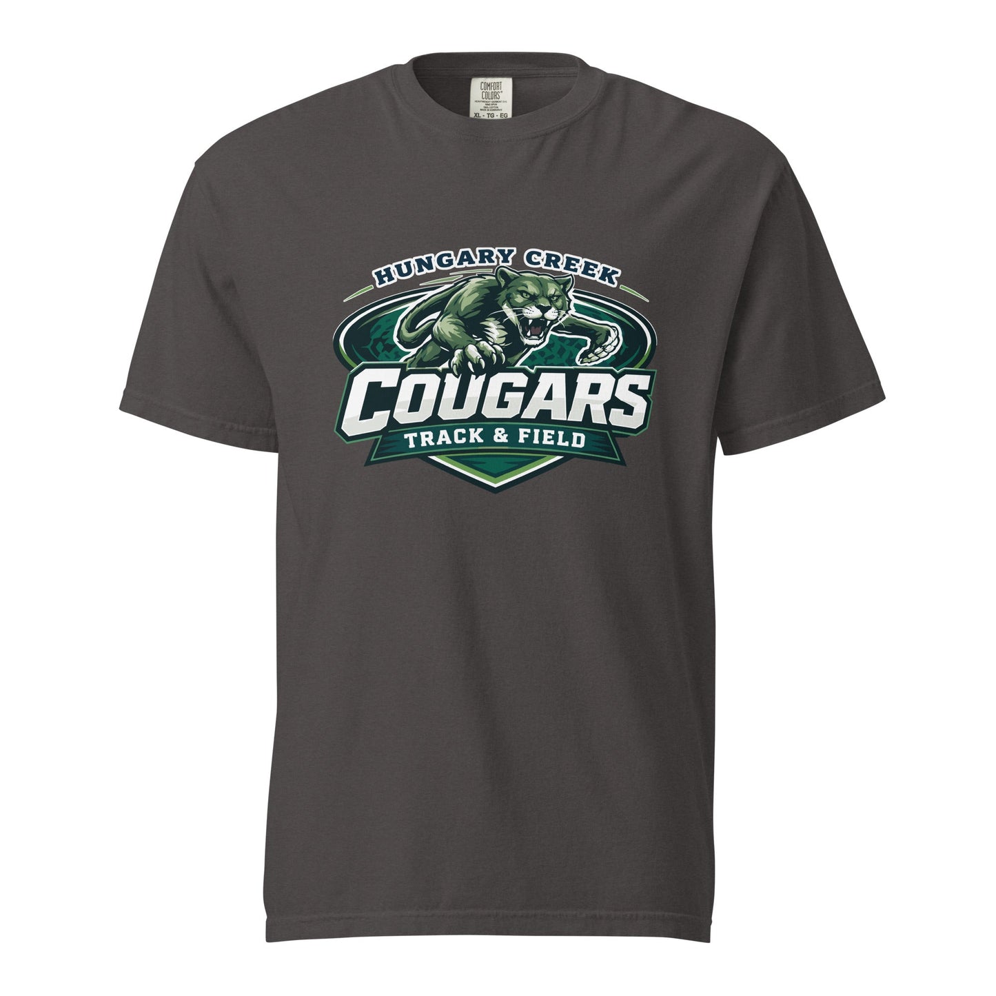 Signature | Comfort Colors T-Shirt | Hungary Creek Cougar | Shield Logo