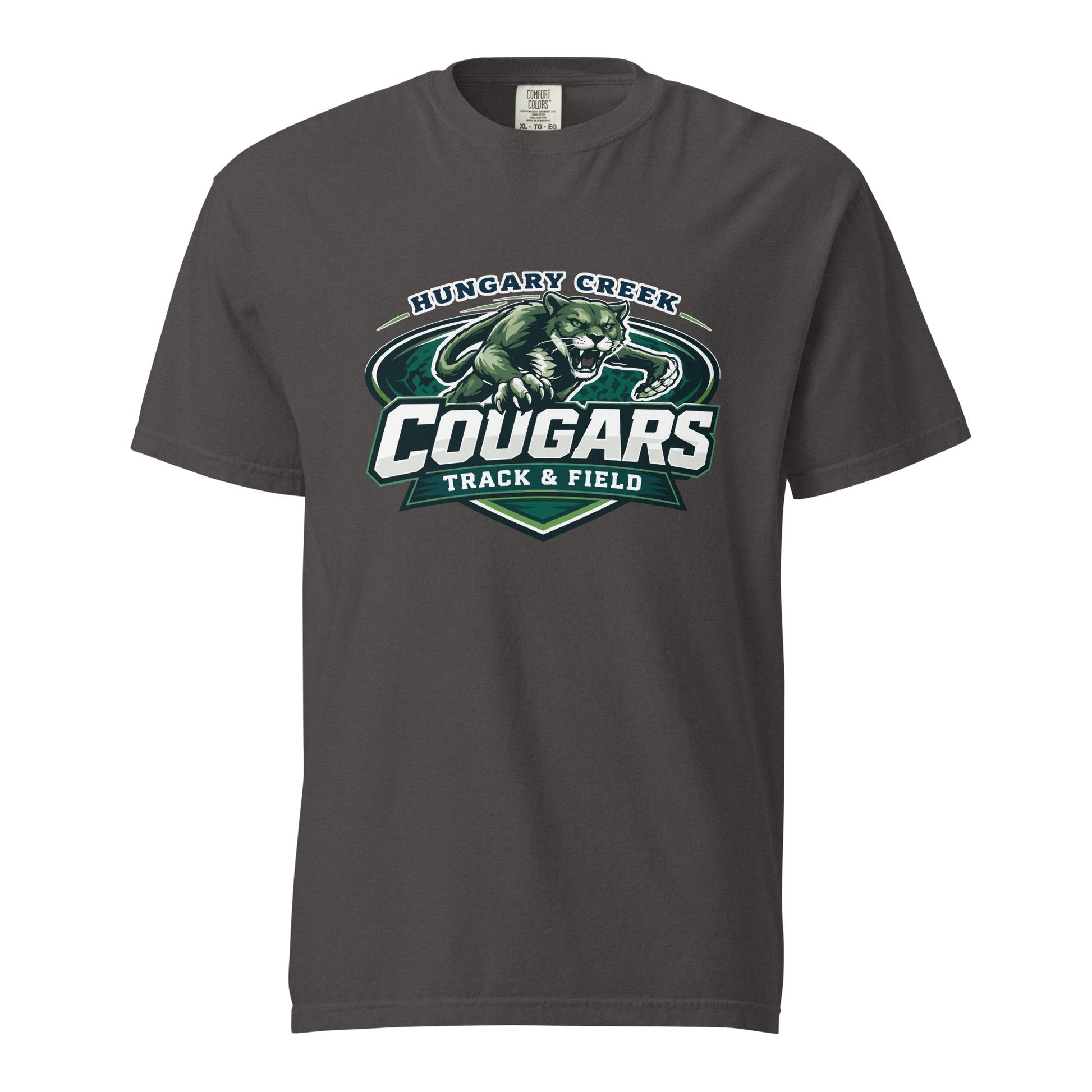 Signature | Comfort Colors T-Shirt | Hungary Creek Cougar | Shield Logo