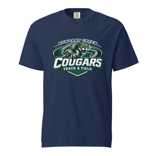 Signature | Comfort Colors T-Shirt | Hungary Creek Cougar | Shield Logo