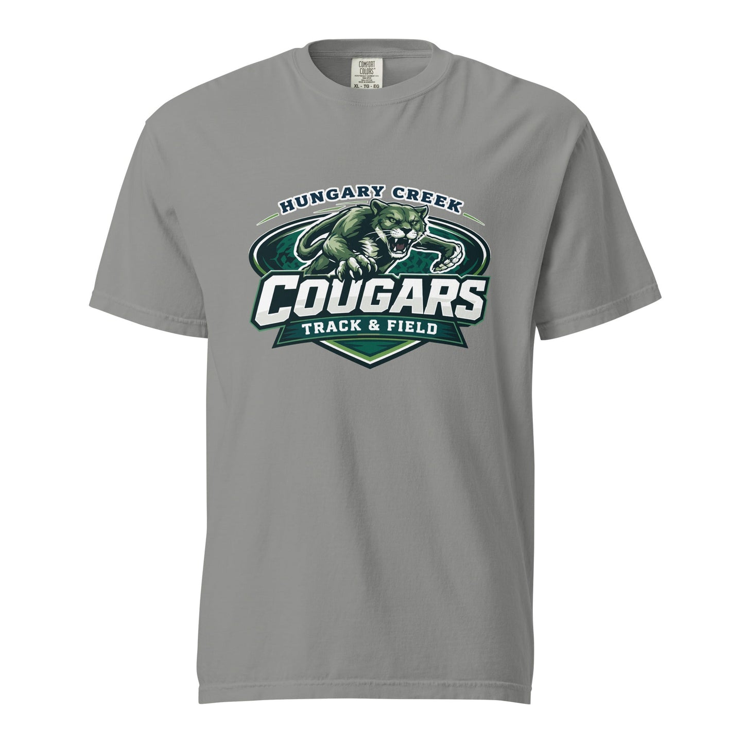 Signature | Comfort Colors T-Shirt | Hungary Creek Cougar | Shield Logo