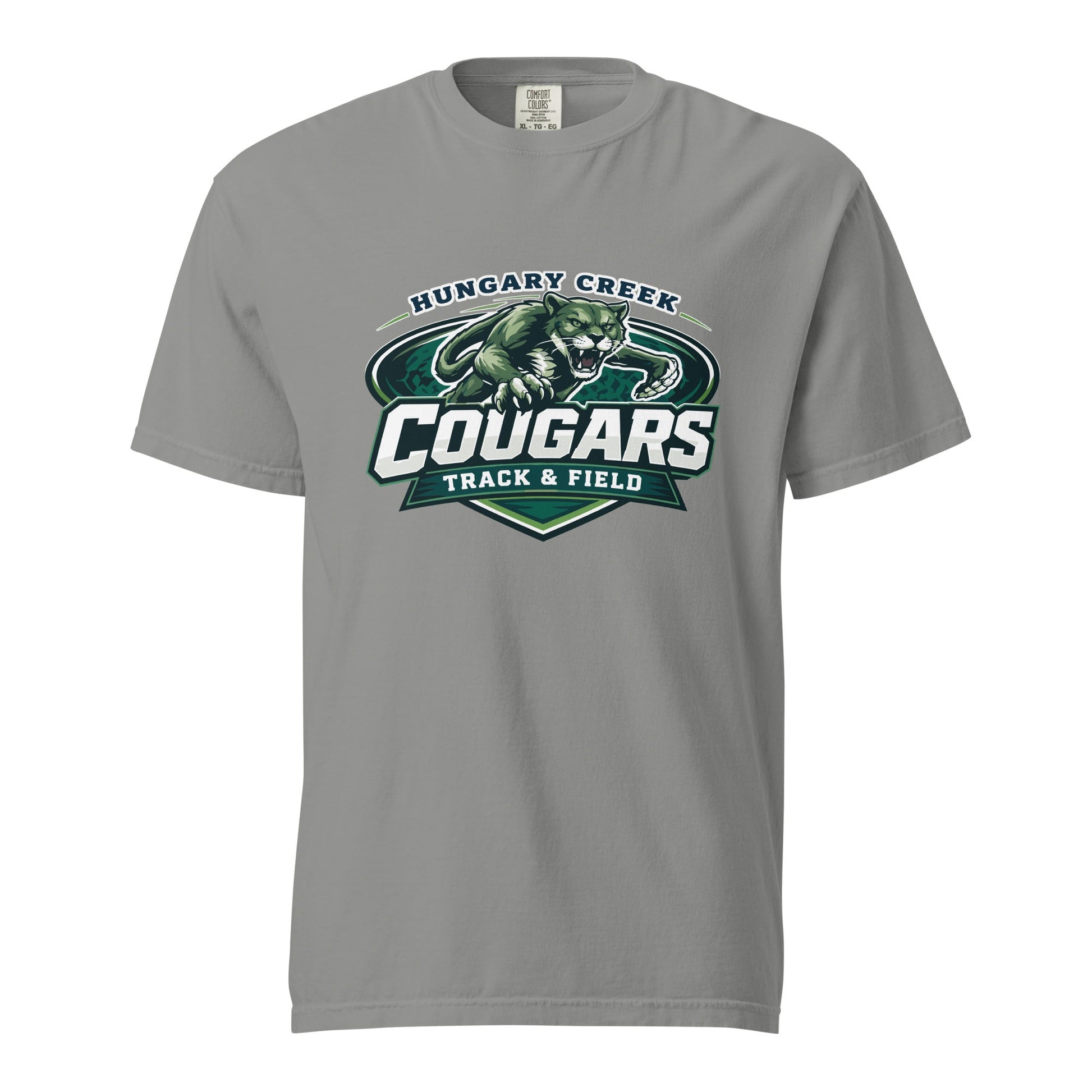 Signature | Comfort Colors T-Shirt | Hungary Creek Cougar | Shield Logo