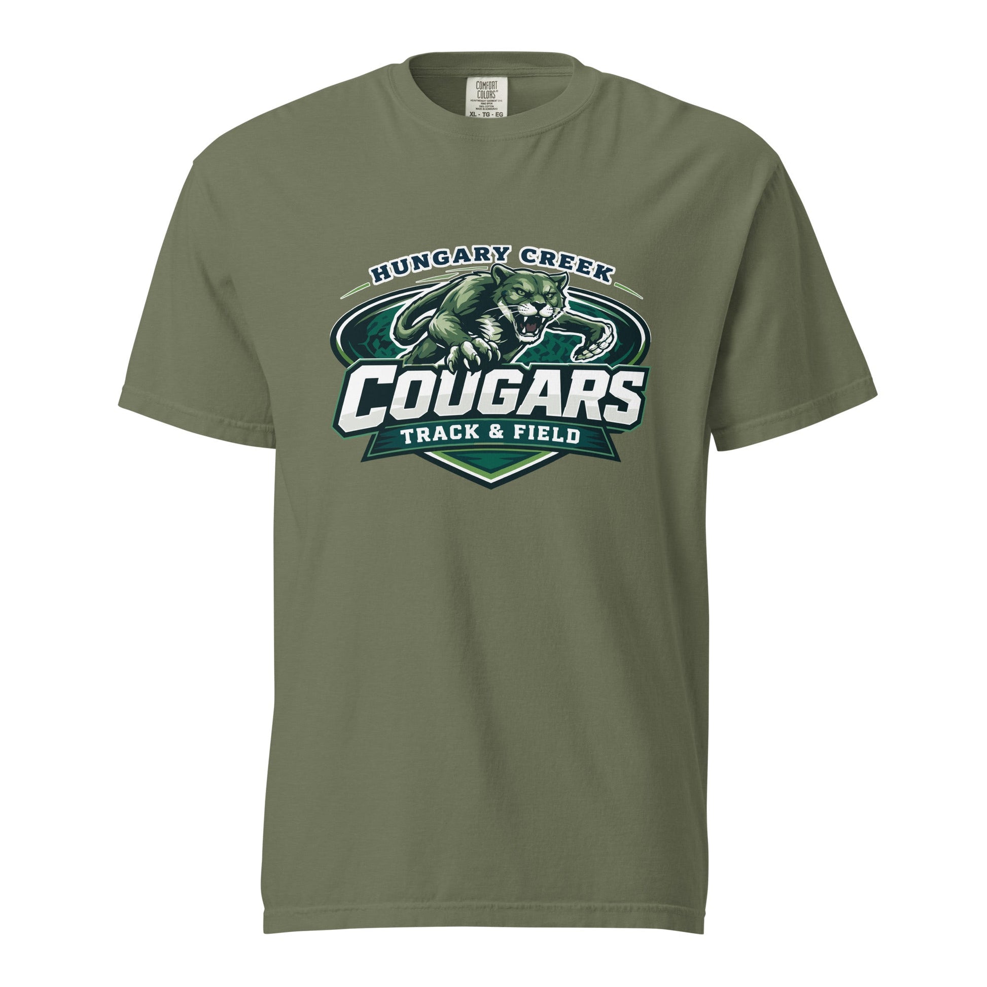 Signature | Comfort Colors T-Shirt | Hungary Creek Cougar | Shield Logo