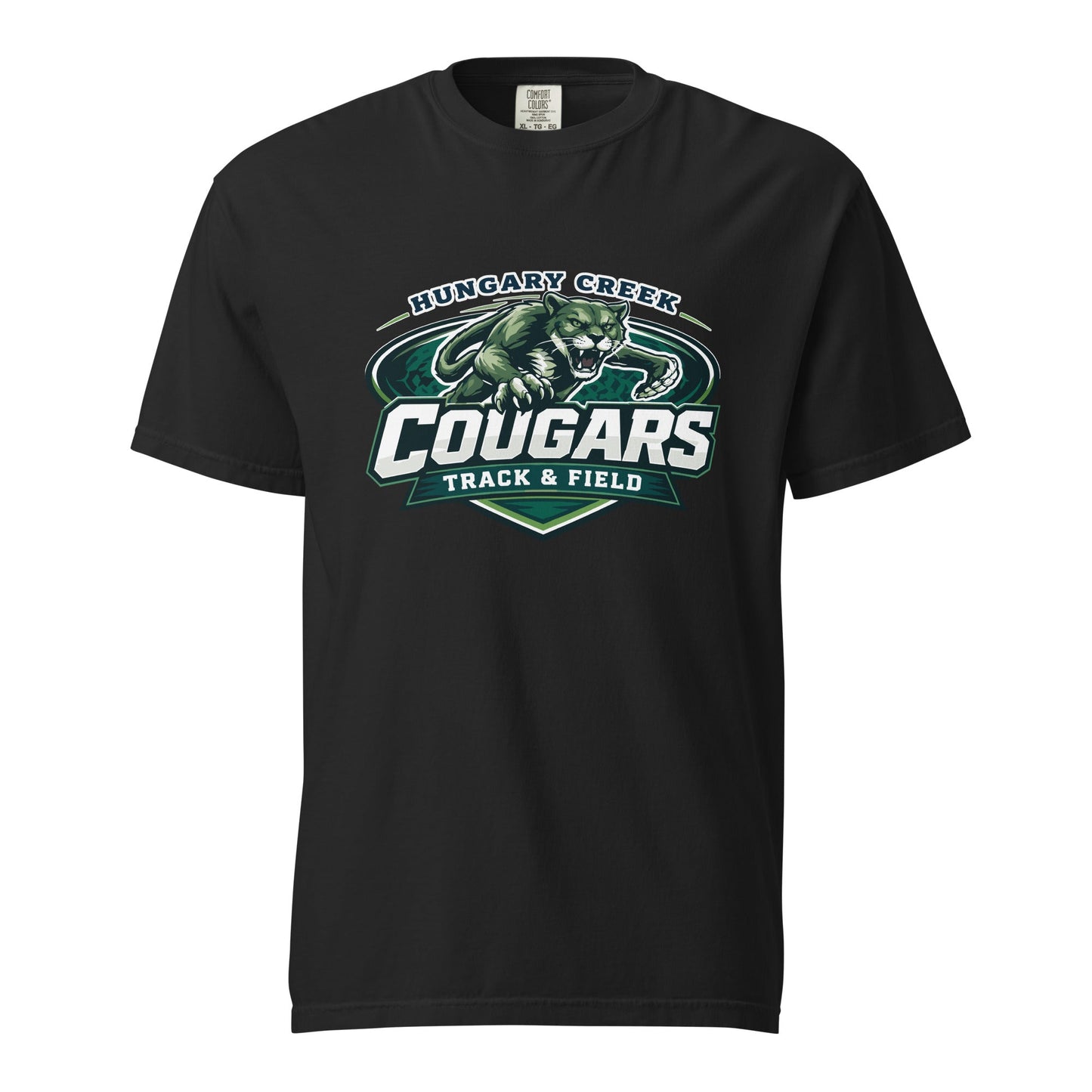 Signature | Comfort Colors T-Shirt | Hungary Creek Cougar | Shield Logo