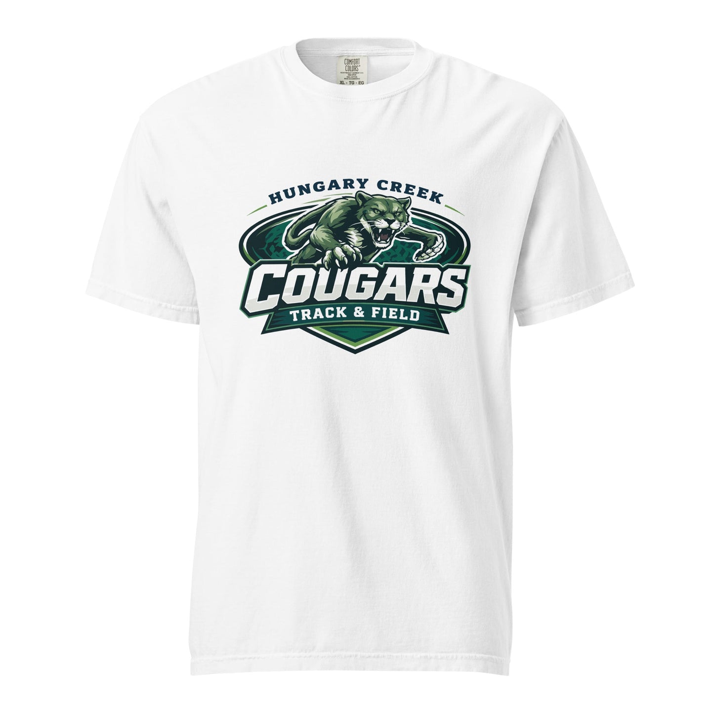 Signature | Comfort Colors T-Shirt | Hungary Creek Cougar | Shield Logo